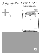 HP CM1015 Service Manual