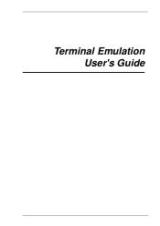 HP T5510 Terminal Emulation User's Guide (CE .NET)