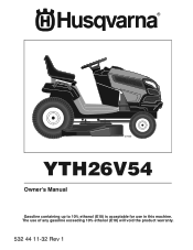 Husqvarna YTH26V54 Owners Manual