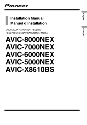 Pioneer AVIC-6000NEX Installation Manual