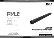 Pyle PSBV110B Instruction Manual