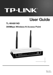 TP-Link TL-WA801ND User Guide