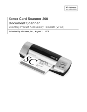 Xerox XCARD-SCAN Manual