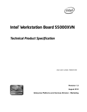 Intel S5000XVNSATAR Product Specification