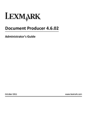 Lexmark X792 Lexmark Document Producer