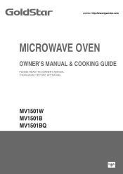 LG MV-1501B Owner's Manual
