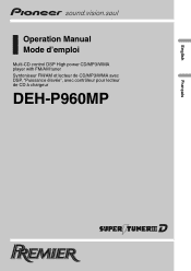 Pioneer DEH-P960MP Operation Manual