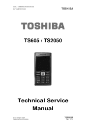 Toshiba TS605 Service Manual