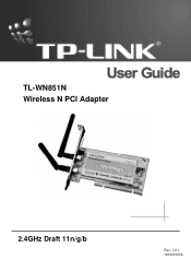 TP-Link TL-WN851N User Guide
