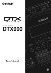 Yamaha DTX900 Owner's Manual