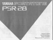 Yamaha PSR-28 Owner's Manual (image)