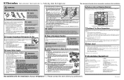 Electrolux EI23CS35KB Installation Instructions (English, Spanish, French)