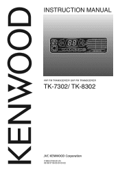 Kenwood K-8302 Operation Manual