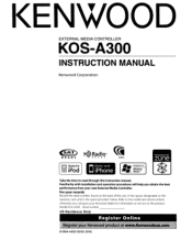 Kenwood KOS-A300 Instruction Manual