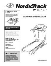 NordicTrack T 12.2 Treadmill Italian Manual