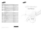 Samsung HE46A User Manual