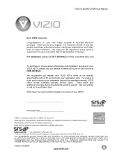 Vizio VL370M VL370M User Manual