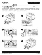 Xerox 3600DN Feed Roller Installation Instructions