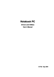 Asus A4G A4L/G Software user''s manual (English Version)E1702