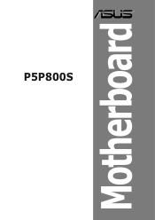 Asus P5P800S P5P800S User''s Manual English Edition E1809