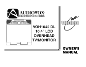 Audiovox VOH1042DL Owners Manual