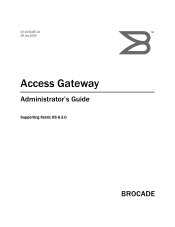 HP 8/40 Brocade Access Gateway Administrator's Guide v6.3.0 (53-1001345-01, July 2009)