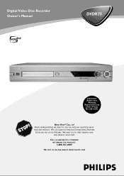 Philips DVDR75 User manual