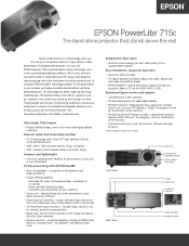 Epson PowerLite 715c Product Brochure