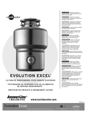 InSinkErator Evolution Excel Owners Manual