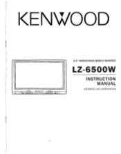 Kenwood LZ-6500W Instruction Manual
