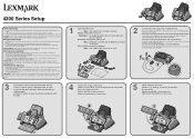 Lexmark F4270 Setup Sheet