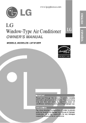 LG LW1810ER Owner's Manual