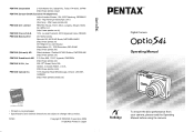 Pentax Optio S4i Operation Manual