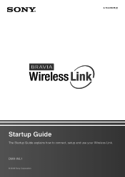 Sony DMXWL1 Startup Guide