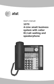 Vtech 1070 User Manual