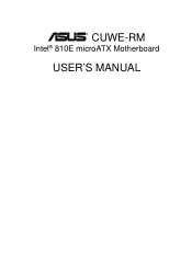 Asus CUWE-RM CUWE-RM User Manual