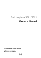 Dell Inspiron 15R 5521 Owners Manual