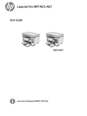 HP LaserJet Pro MFP M25-M27 User Guide