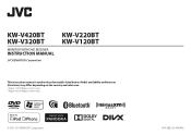JVC KW-V220BT Instruction Manual