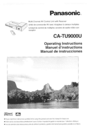 Panasonic CATU9000U CATU9000U User Guide