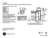 GE PT956SMSS Dimensions