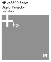 HP vp6300 HP vp6300 Series Digital Projector - User's Guide