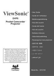 ViewSonic DVP5 DVP5 User Guide (English)