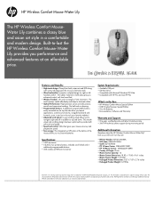 HP FQ422AA HP Wireless Comfort (Waterlily) Mouse - Datasheet