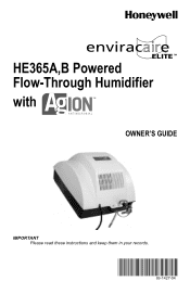 Honeywell HE365B Owner's Manual