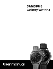 Samsung Galaxy Watch3 Bluetooth User Manual