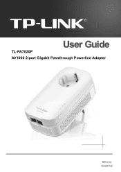 TP-Link AV1000 TL-PA7020P KIT V1 User Guide