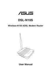 Asus DSL-N10S_B DSL-N10SB Manual for the English