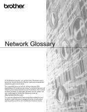 Brother International MFC-J835DW Network Glossary - English