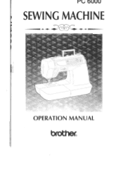 Brother International PC-6000 Users Manual - English